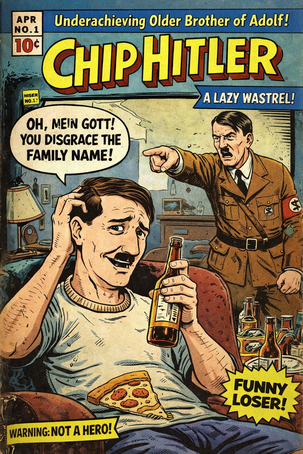 Chip Hitler comic cover