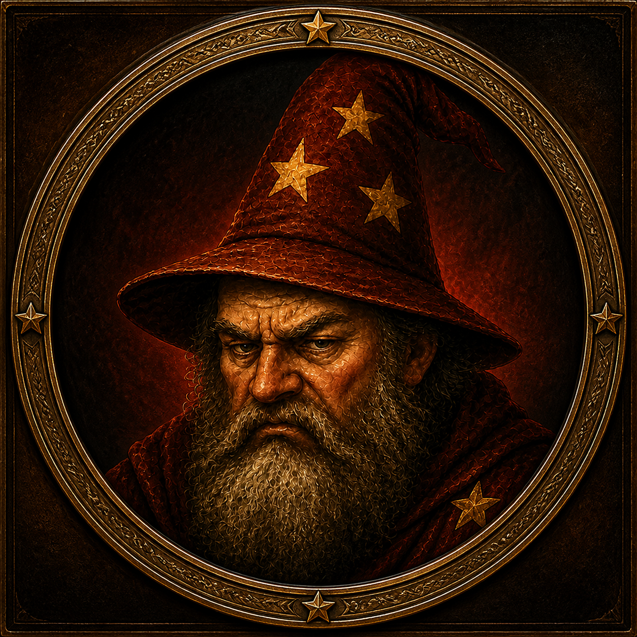 Malgrin, Bad Wizard's grumpy wizard mascot